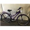 Image 2 : PURPLE SCHWINN GRID 21 SPEED HYBRID CRUISER BIKE