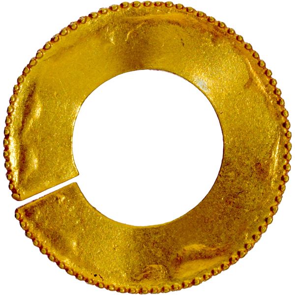 Gold Jewellery Primitive Money of Ancient Period.