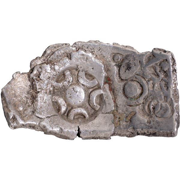 Punch Marked Silver Five Shana Coin of Shakya Janapada.
