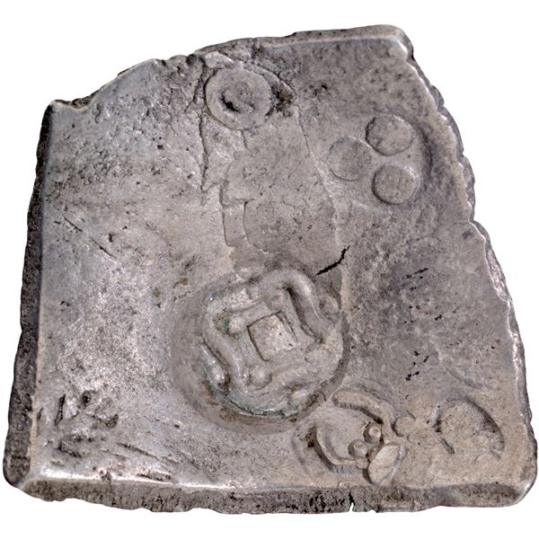 Silver Five Shana Narhan Hoard type Coin of Shakya Janapada.