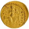 Image 2 : Extremely Rare Javelin type Gold Dinar Coin of Samudragupta of Gupta Dynasty.