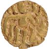 Image 1 : Raja Raja I Gold One Eighth Kahavanu Coin of Chola Dynasty.