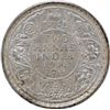 Uncirculated Silver Two Annas Coin of King George V of Calcutta Mint of 1911.