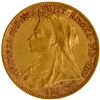 Image 1 : 1896 Gold Sovereign Coin of Victoria Queen of United Kingdom.