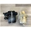 Image 1 : LAND LINE PHONES; BLACK DIAL, 6' CORD, LIGHT COLORED DIAL, 25' CORD