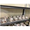 Image 2 : LARGE COLLECTION (APPROX 210 PIECES) OF ROYAL ALBERT AMERICAN BEAUTY CHINA, 5 SHELVES TOTAL