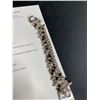 Image 2 : ONE SILVER AND BLACK BEAD BRACELET WITH 95% PURITY, 19CM LONG, WEIGHS 66.80 GRAMS, REPLACEMENT VALUE