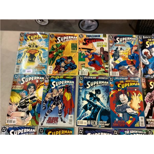 ASSORTED DC SUPERMAN COMIC BOOKS