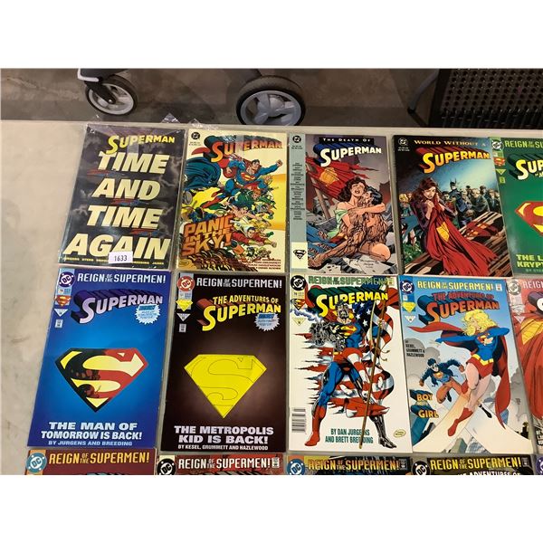 ASSORTED DC SUPERMAN COMIC BOOKS