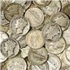 Lot  of 100 Mercury Dimes-