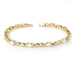 1.26 ctw Opal Diamond Ladies Bracelet