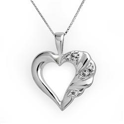 0.12 ctw Diamond Heart Pendant