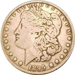 1895-o Morgan Silver Dollar