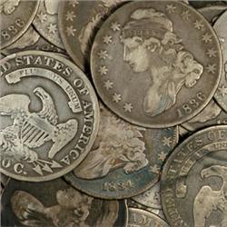 1808-1836 Date Range SINGLE COIN Capped Bust Halfq