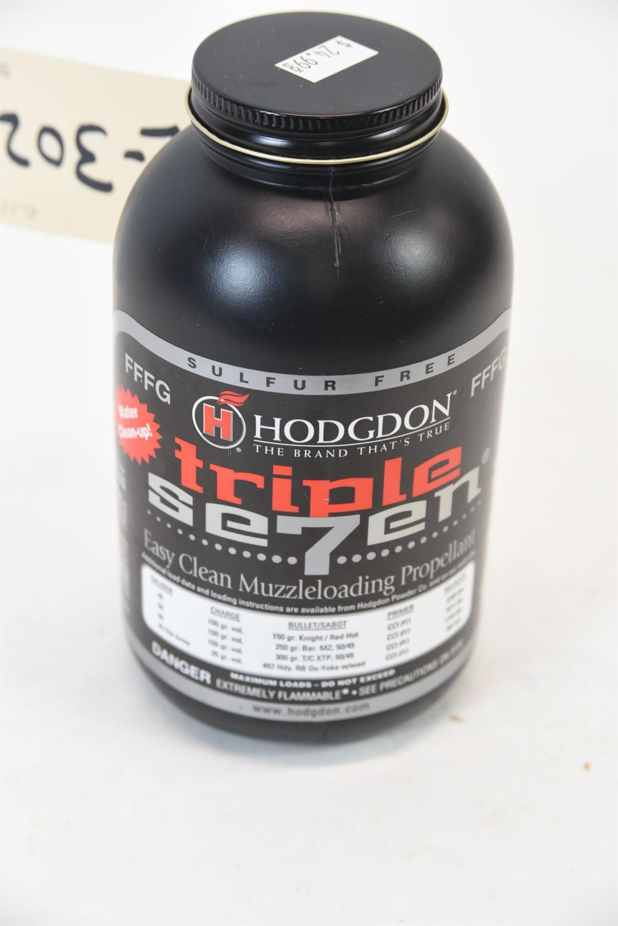 1 lb Hodgdon Triple 7 Easy Clean Muzzleloader Propellant