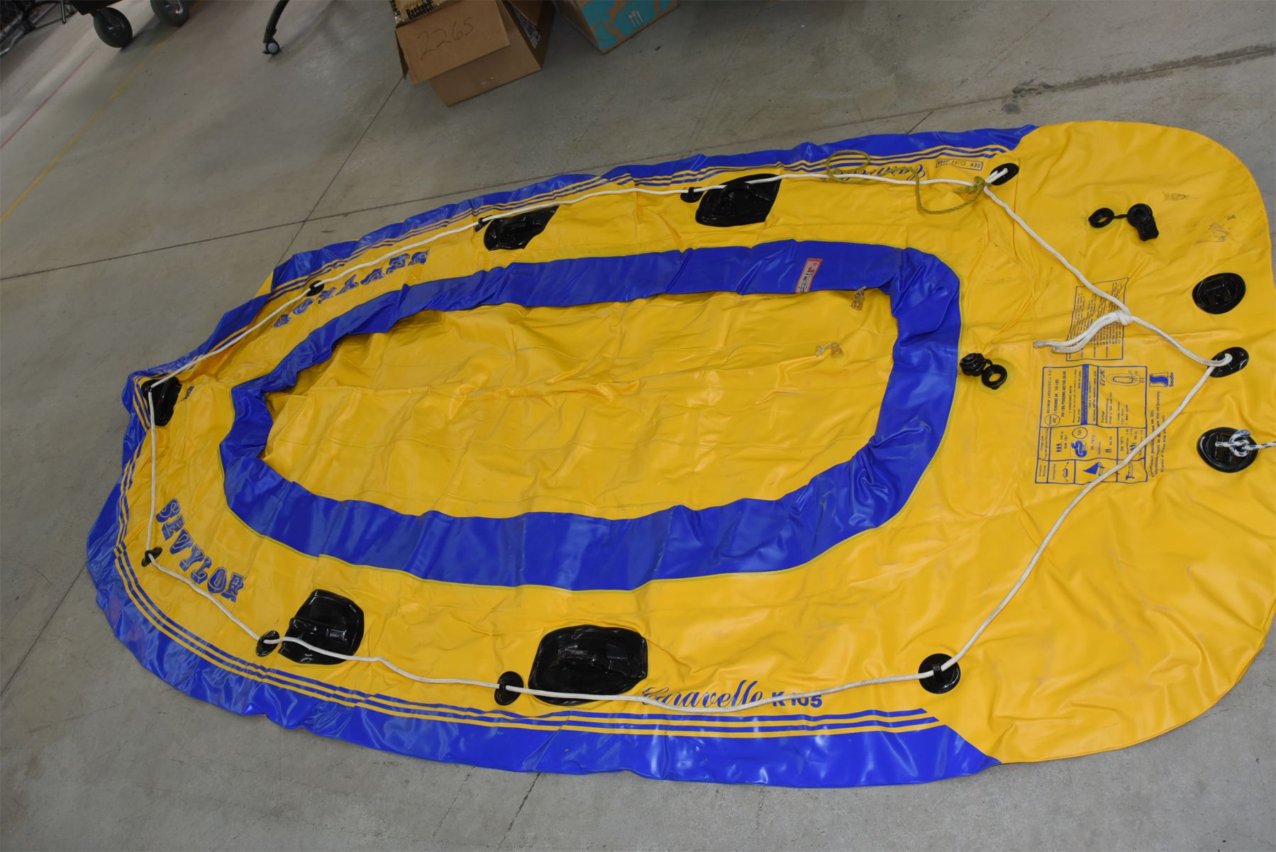 Caravelle K150 Inflatable Rubber Raft w/ Carry Bag 298cm x 135cm