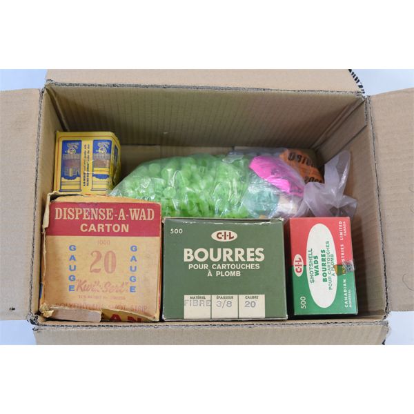 Box Lot 20 Gauge Wads & Seals