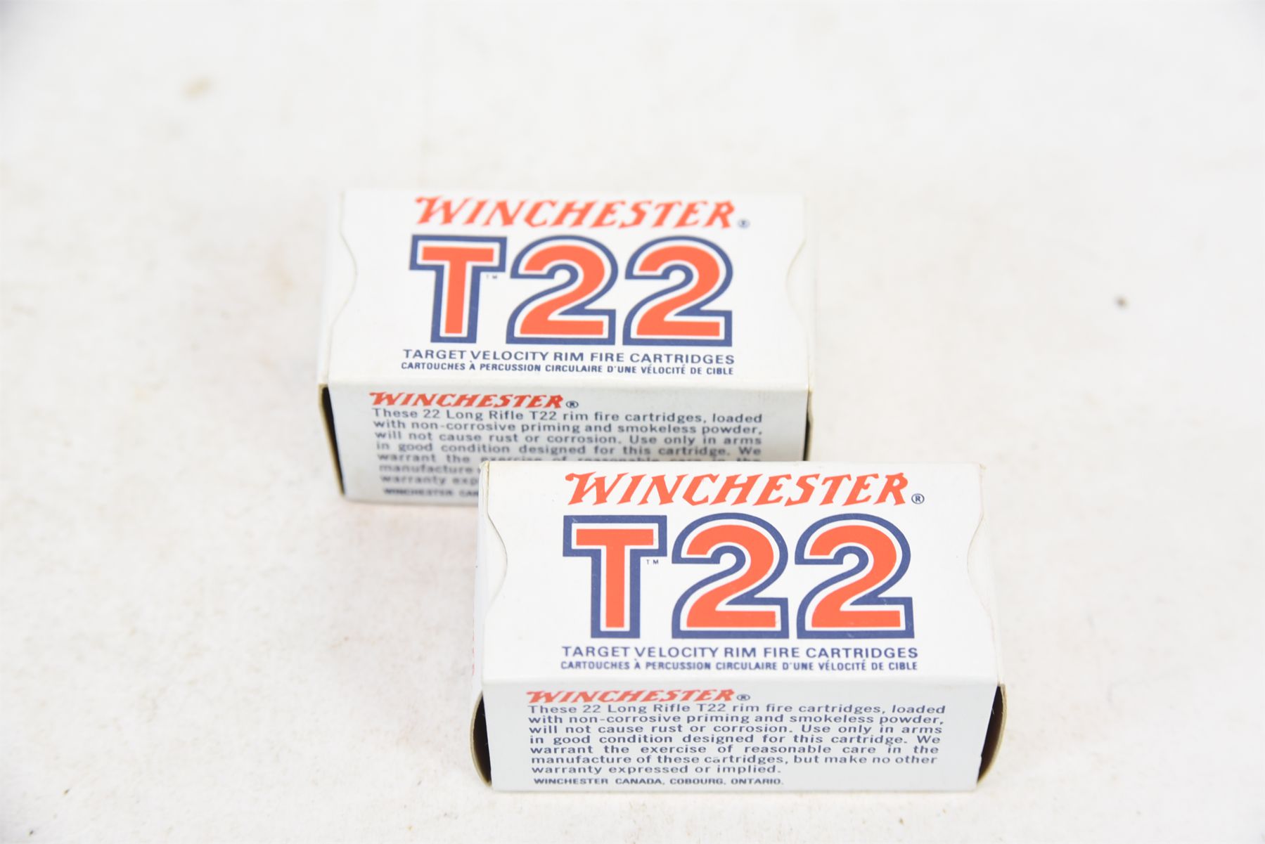 100 Rounds Winchester T22 22 Long Rifle Target