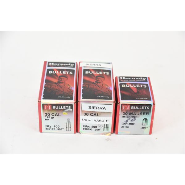  Box Lot 30 Cal Projectiles