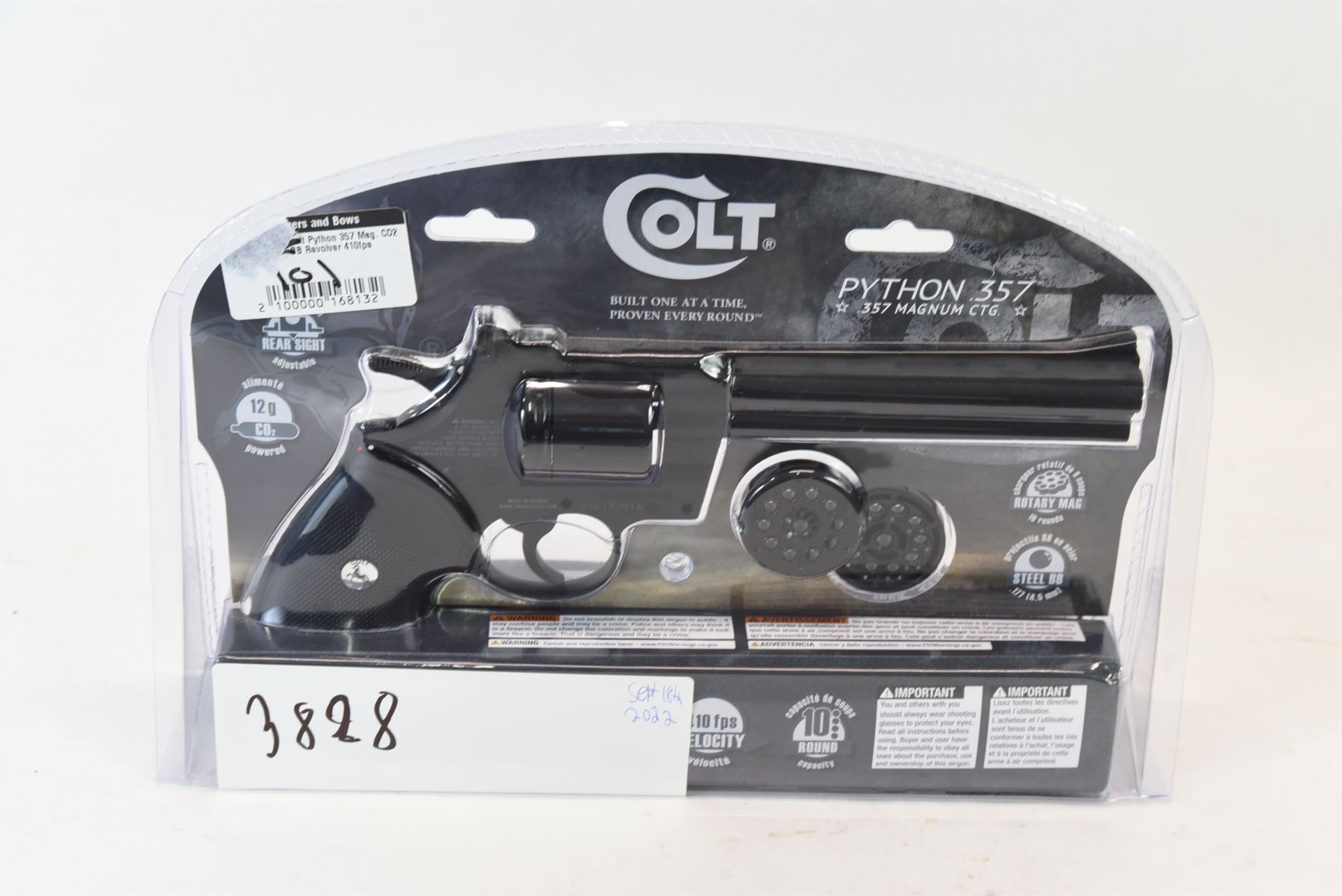 Colt Python .357 Magnum 410fps CTG Co2 BB Revolver