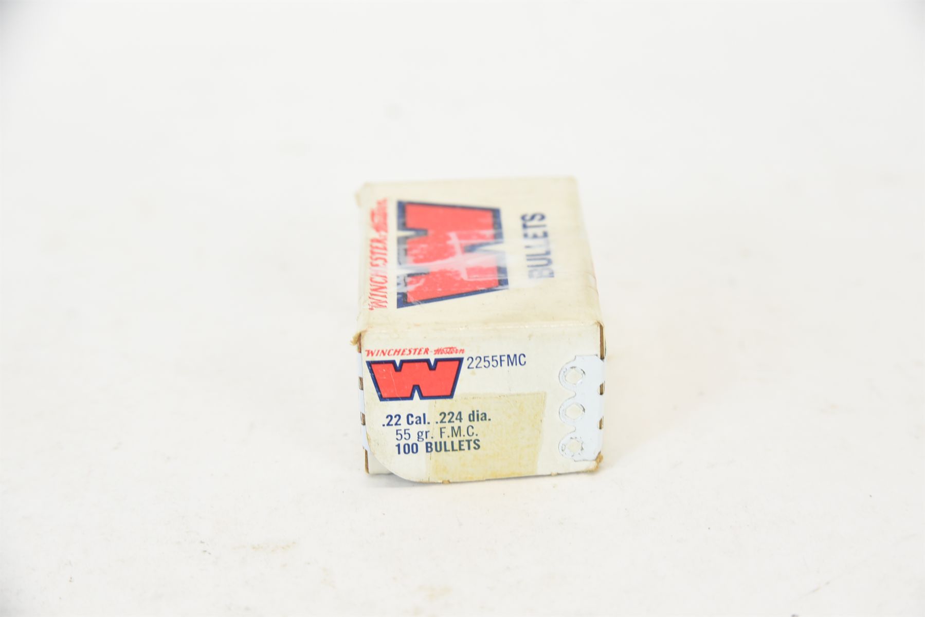 Open Box 80 Winchester .22 Caliber .224 FMC 55gr Bullets