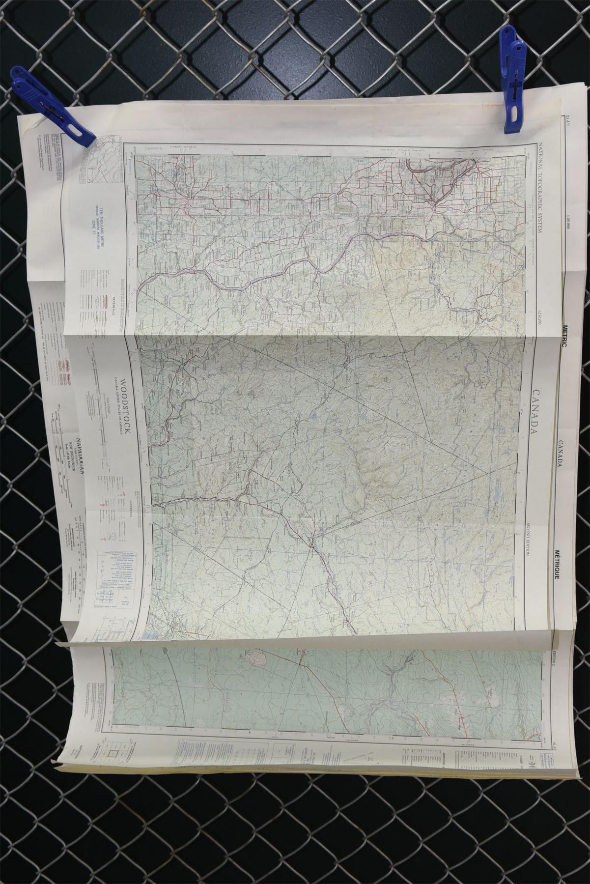 Set of Topographic Deer Hunting Maps