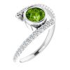 Image 1 : Michigan – Emerald and Diamonds Ring