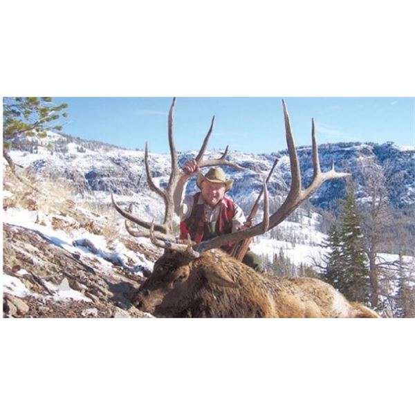 *Wyoming – 8 Day Rocky Mountain Elk Hunt for One Hunter