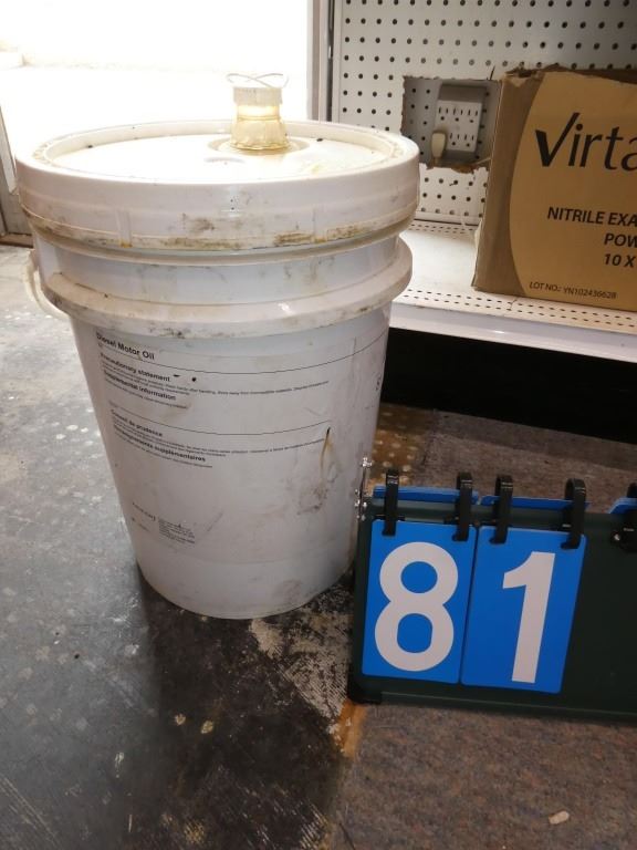 Hydraulic Oil Transferred From Bulk Container