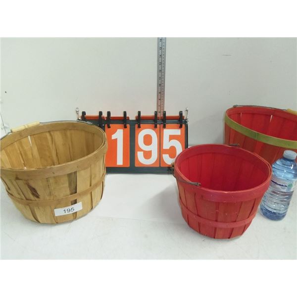 3-Vintage Baskets