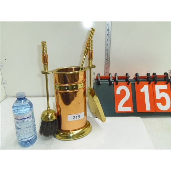 1976's  Copper and Brass  Fire Place Set