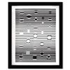 Image 1 : Victor Vasarely (1908-1997), "Markab de la série Ondulatoires" Framed 1973 Heliogravure Print with L