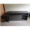 Image 1 : Wooden Entertainment Unit and Side Table