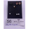 Image 1 : Assortment of 10K & 14K Earrings