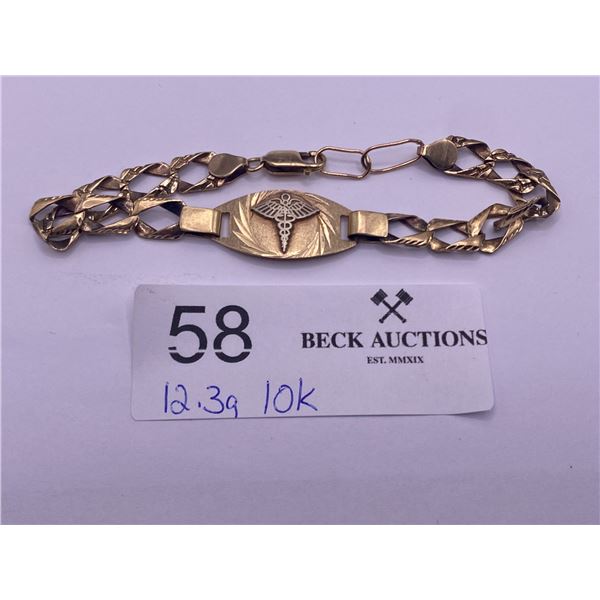 10K Medical Bracelet