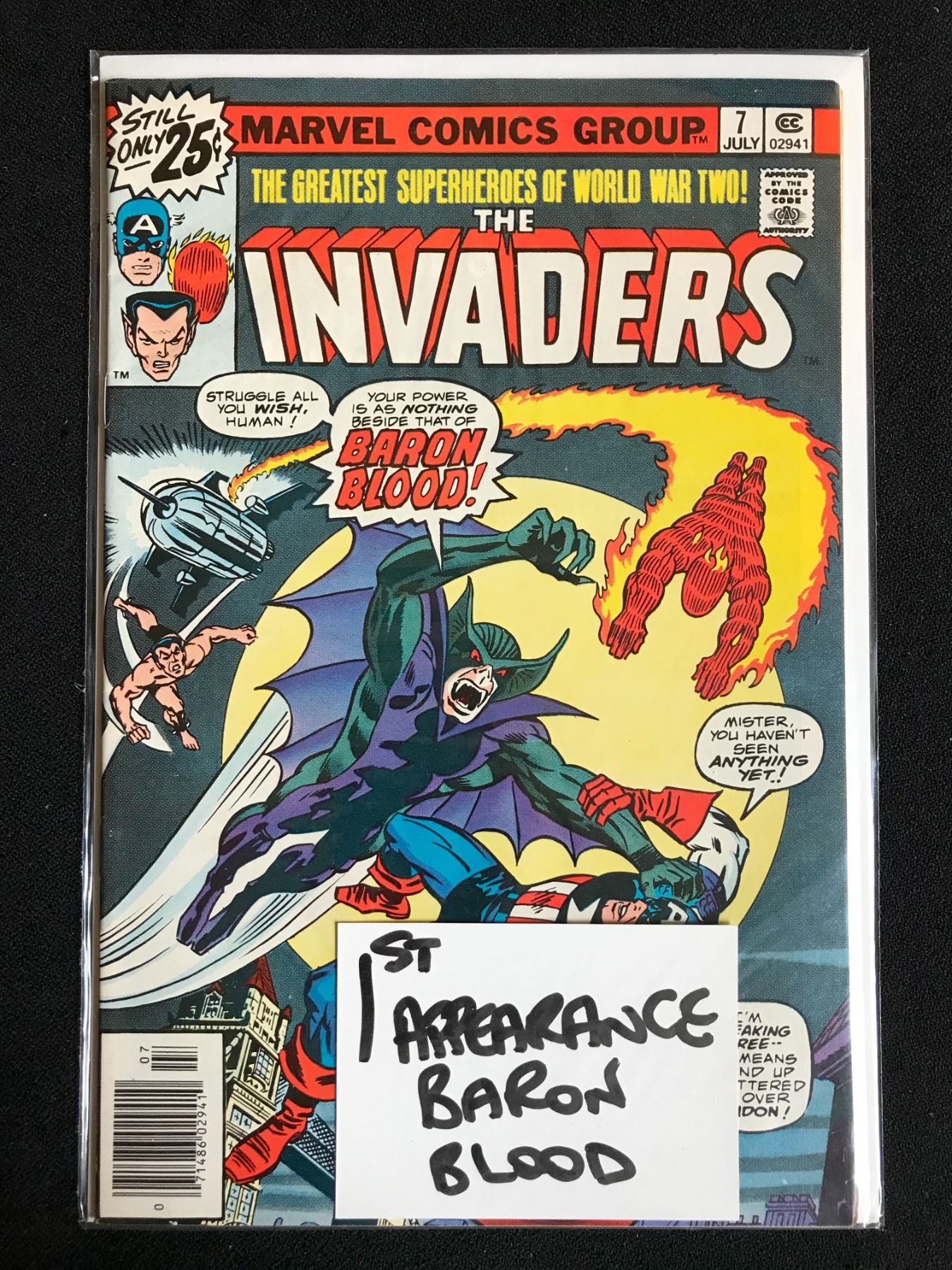 THE INVADERS NO.7 (MARVEL COMICS)