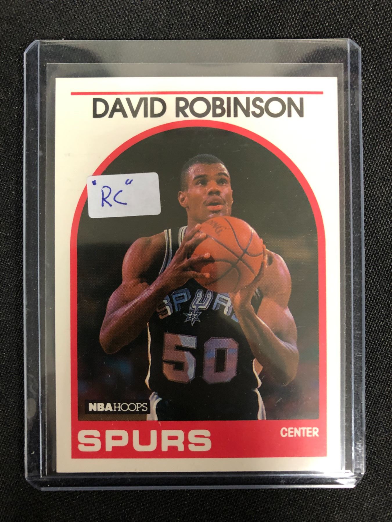 1989 Hoops #310 David Robinson Rookie Card