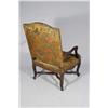 Image 2 : A Louis XV Style Walnut Fauteuil.