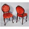 Image 1 : A Pair of Victorian Mahogany Side Chairs.