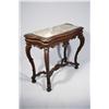 Image 3 : A Belgian Carved Mahogany and Marble Topped Console.