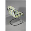 Image 2 : A Contemporary Chrome Metal Armchair.
