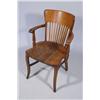 Image 7 : An Arts and Crafts Style Oak Desk and Armchair.