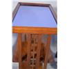 Image 3 : A Group of Four Art Deco Coffee Tables with Blue Tops.