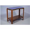 Image 3 : Three Art Deco Side Tables with Mirrored Blue Tops.