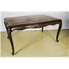 Image 2 : A 20th Century French Provincial Style Carved Walnut Dining Table,