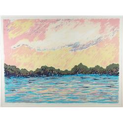 Maggie Davis (20th Century) Virginia Key, Silkscreen,