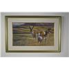 Image 2 : S. Woods, Elk in a Landscape, Watercolor,