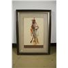 Image 2 : Torian, Indian in Costume, Watercolor Gouache,