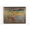 Image 2 : Nikolai Petrovich Bogdanov-Belsky (Russian, 1868-1945) In the Cattails, Oil on canvas,