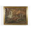Image 2 : John Semon (American, 1852-1917) Autumn Forest Scene, Oil on canvas,